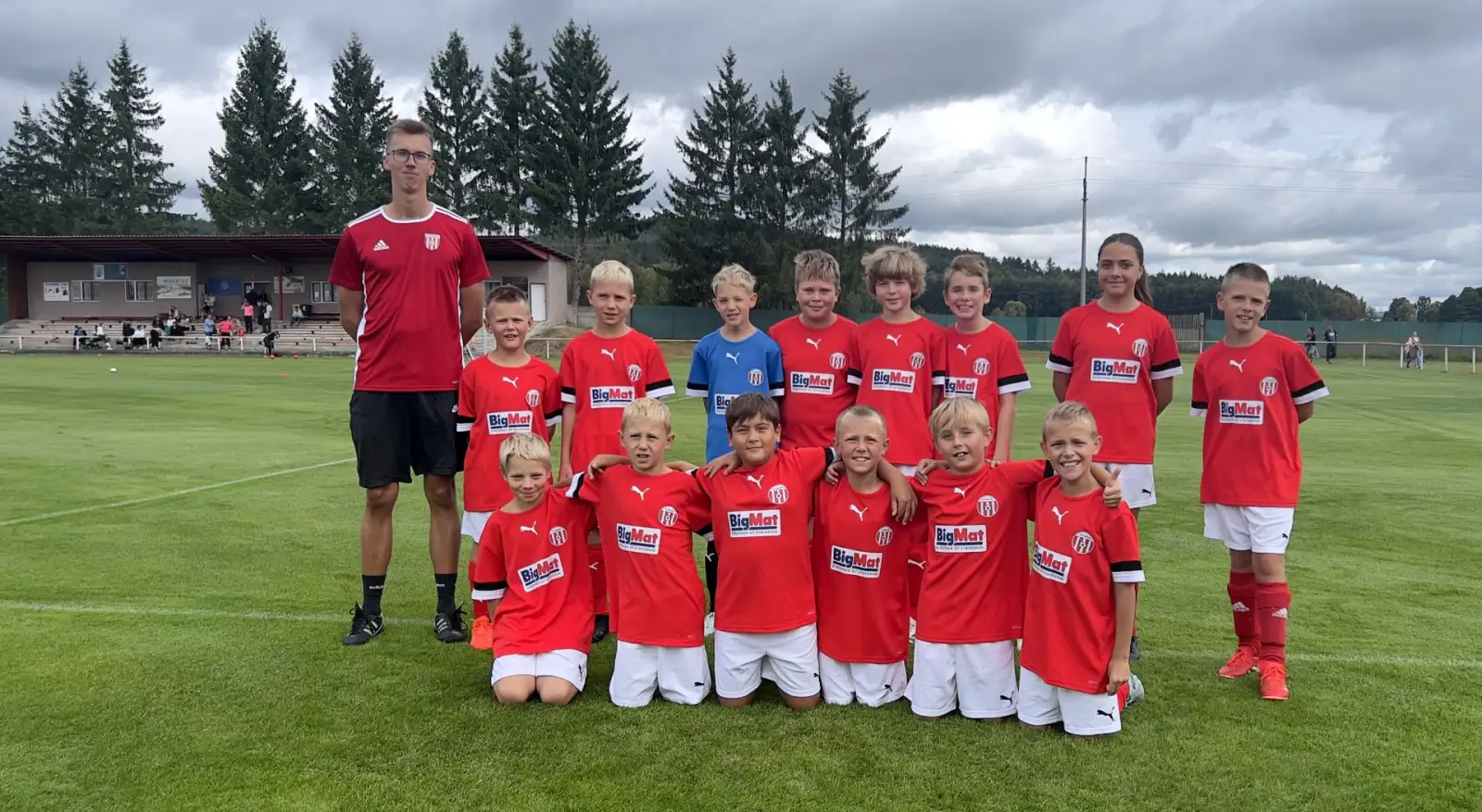 Přátelské utkání starší a mladší přípravky s partnerským týmem VFC Adorf.