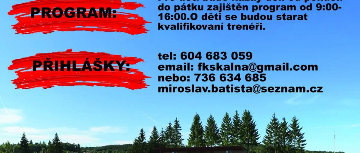 FOTBALOVÝ KEMP FK SKALNÁ 2026
